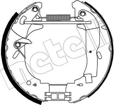 Metelli 51-0301 - Kit freno, freni a tamburo www.autoricambit.com