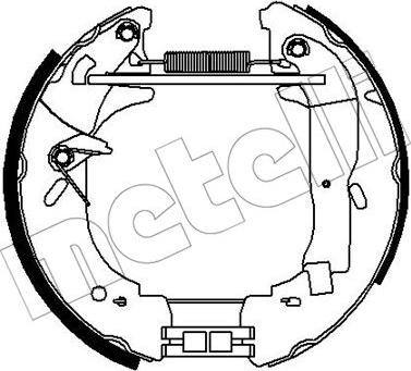 Metelli 51-0303 - Kit freno, freni a tamburo www.autoricambit.com