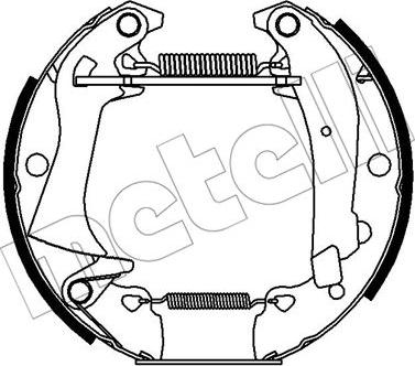 Metelli 51-0380 - Kit freno, freni a tamburo www.autoricambit.com