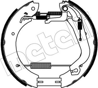 Metelli 51-0335 - Kit freno, freni a tamburo www.autoricambit.com