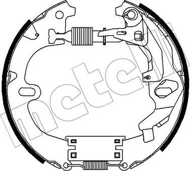 Metelli 51-0291 - Kit freno, freni a tamburo www.autoricambit.com