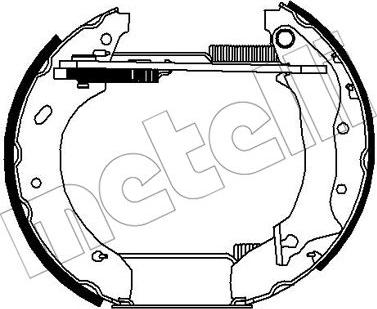 Metelli 51-0249 - Kit freno, freni a tamburo www.autoricambit.com