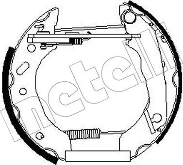 Metelli 51-0263 - Kit freno, freni a tamburo www.autoricambit.com