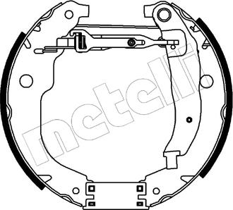 Metelli 51-0205 - Kit freno, freni a tamburo www.autoricambit.com