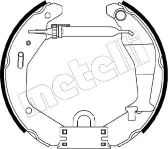 Metelli 51-0207 - Kit freno, freni a tamburo www.autoricambit.com