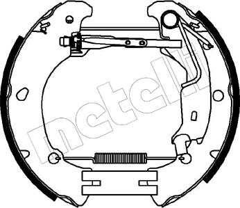 Metelli 51-0218 - Kit freno, freni a tamburo www.autoricambit.com