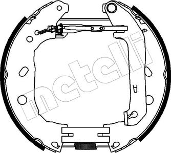 Metelli 51-0230 - Kit freno, freni a tamburo www.autoricambit.com