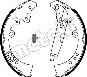 Metelli 53-0445 - Kit freno, freni a tamburo www.autoricambit.com