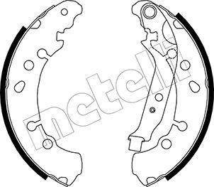 Metelli 53-0454 - Kit freno, freni a tamburo www.autoricambit.com