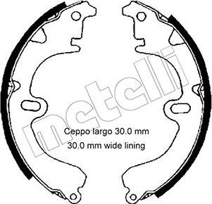 Metelli 53-0419 - Kit freno, freni a tamburo www.autoricambit.com