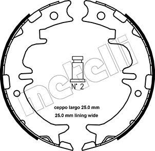 Metelli 53-0439 - Kit ganasce, Freno stazionamento www.autoricambit.com