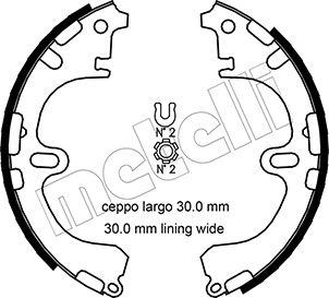 Metelli 53-0433 - Kit freno, freni a tamburo www.autoricambit.com