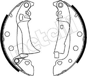 Metelli 53-0555 - Kit freno, freni a tamburo www.autoricambit.com