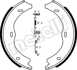 Metelli 53-0507K - Kit ganasce, Freno stazionamento www.autoricambit.com