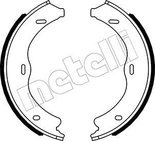 Metelli 53-0507 - Kit ganasce, Freno stazionamento www.autoricambit.com