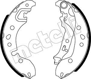 Metelli 53-0536 - Kit freno, freni a tamburo www.autoricambit.com