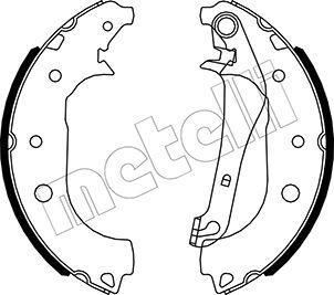 Metelli 53-0531 - Kit freno, freni a tamburo www.autoricambit.com