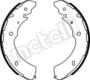 Metelli 53-0572 - Kit freno, freni a tamburo www.autoricambit.com