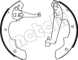 Metelli 53-0615 - Kit freno, freni a tamburo www.autoricambit.com