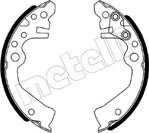 Metelli 53-0611 - Kit freno, freni a tamburo www.autoricambit.com