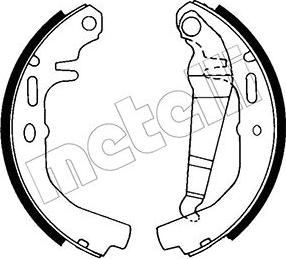 Metelli 53-0612 - Kit freno, freni a tamburo www.autoricambit.com