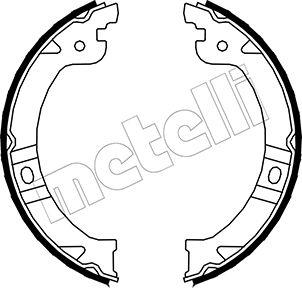 Metelli 53-0027 - Kit ganasce, Freno stazionamento www.autoricambit.com