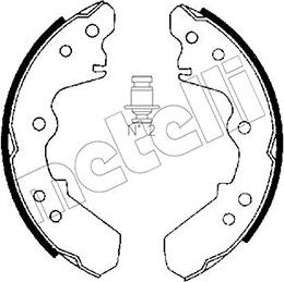 Metelli 53-0191 - Kit freno, freni a tamburo www.autoricambit.com