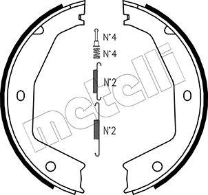 Metelli 53-0197K - Kit ganasce, Freno stazionamento www.autoricambit.com