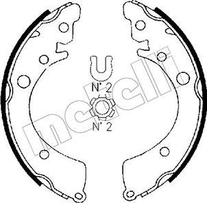 Metelli 53-0149 - Kit freno, freni a tamburo www.autoricambit.com