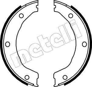 Metelli 53-0145 - Kit ganasce, Freno stazionamento www.autoricambit.com