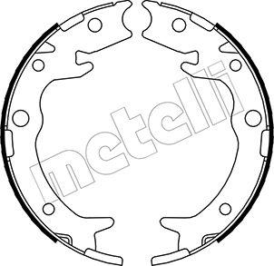 Metelli 53-0159 - Kit ganasce, Freno stazionamento www.autoricambit.com