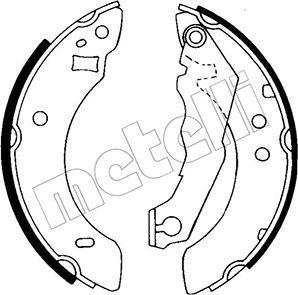 Metelli 53-0113 - Kit freno, freni a tamburo www.autoricambit.com