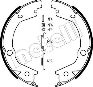 Metelli 53-0184K - Kit ganasce, Freno stazionamento www.autoricambit.com