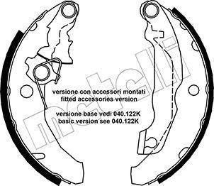 Metelli 53-0131Y - Kit freno, freni a tamburo www.autoricambit.com