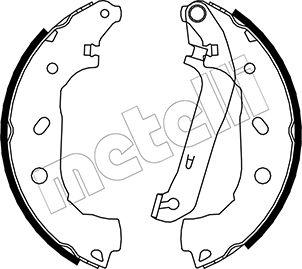 Metelli 53-0138 - Kit freno, freni a tamburo www.autoricambit.com