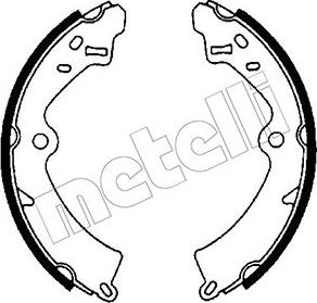 Metelli 53-0392 - Kit freno, freni a tamburo www.autoricambit.com