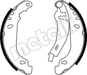 Metelli 53-0345Y - Kit freno, freni a tamburo www.autoricambit.com