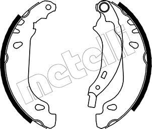 Metelli 53-0356 - Kit freno, freni a tamburo www.autoricambit.com