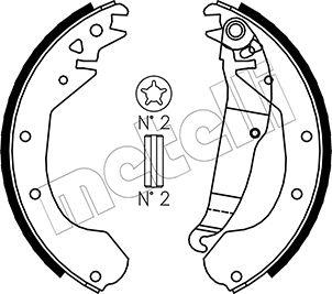 Metelli 53-0306 - Kit freno, freni a tamburo www.autoricambit.com