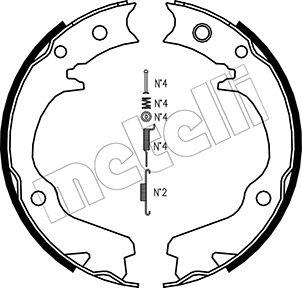 Metelli 53-0386K - Kit ganasce, Freno stazionamento www.autoricambit.com