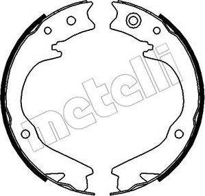 Metelli 53-0388 - Kit ganasce, Freno stazionamento www.autoricambit.com