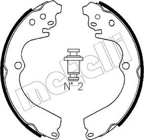 Metelli 53-0383 - Kit freno, freni a tamburo www.autoricambit.com