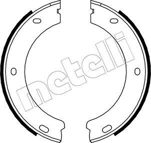 Metelli 53-0325 - Kit ganasce, Freno stazionamento www.autoricambit.com