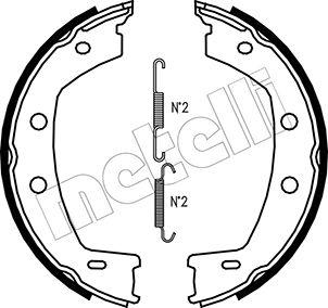 Metelli 53-0374K - Kit ganasce, Freno stazionamento www.autoricambit.com