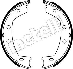 Metelli 53-0374 - Kit ganasce, Freno stazionamento www.autoricambit.com