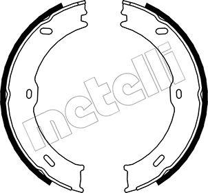 Metelli 53-0246 - Kit ganasce, Freno stazionamento www.autoricambit.com