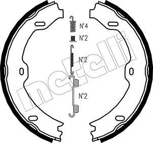 Metelli 53-0243K - Kit ganasce, Freno stazionamento www.autoricambit.com