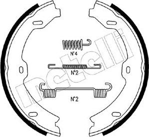 Metelli 53-0247K - Kit ganasce, Freno stazionamento www.autoricambit.com