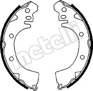 Metelli 53-0252 - Kit freno, freni a tamburo www.autoricambit.com