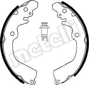 Metelli 53-0257 - Kit freno, freni a tamburo www.autoricambit.com